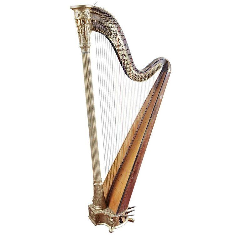 Johann Andreas Stumpff 19th Century Gilt Harp by Johann Andreas Stumpff at 1stdibs