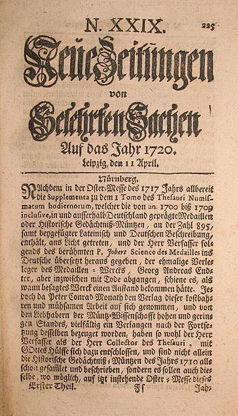 Johann Carolus First published newspaper by Johann Carolus va312