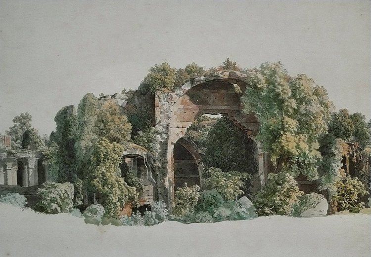 Johann Christian Reinhart FileJohann Christian Reinhart Ruines de la Villa Adriana Tivoli