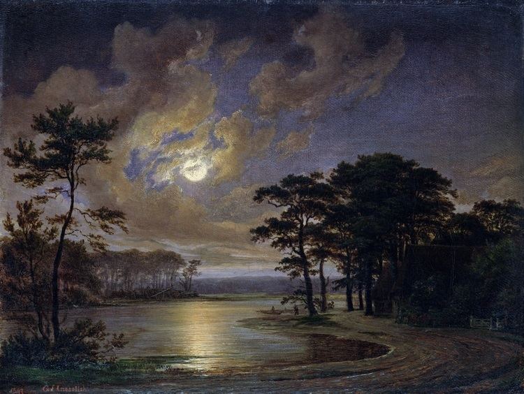 Johann Georg Haeselich FileJohann Georg Haeselich Holsteinischer See Mondschein 1847
