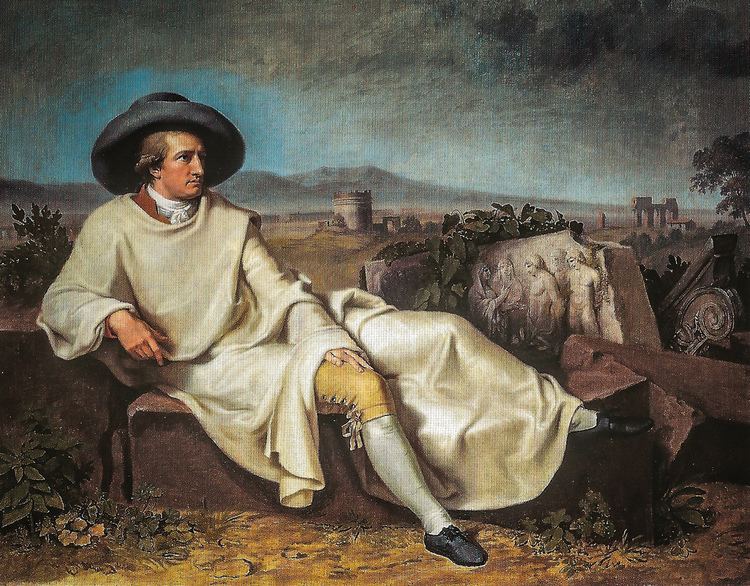 Johann Heinrich Wilhelm Tischbein Johann Heinrich Wilhelm Tischbein Goethe in Roman