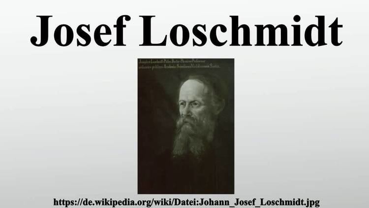 Johann Josef Loschmidt Josef Loschmidt YouTube