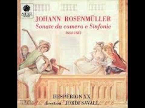 Johann Rosenmüller Johann Rosenmller quotSinfoniequot Jordi Savall YouTube