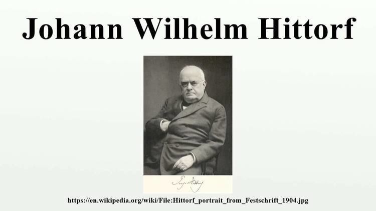 Johann Wilhelm Hittorf Johann Wilhelm Hittorf YouTube