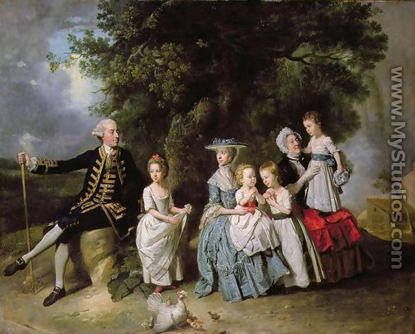 Johann Zoffany Group Portrait of the Colmore Family by Johann Zoffany