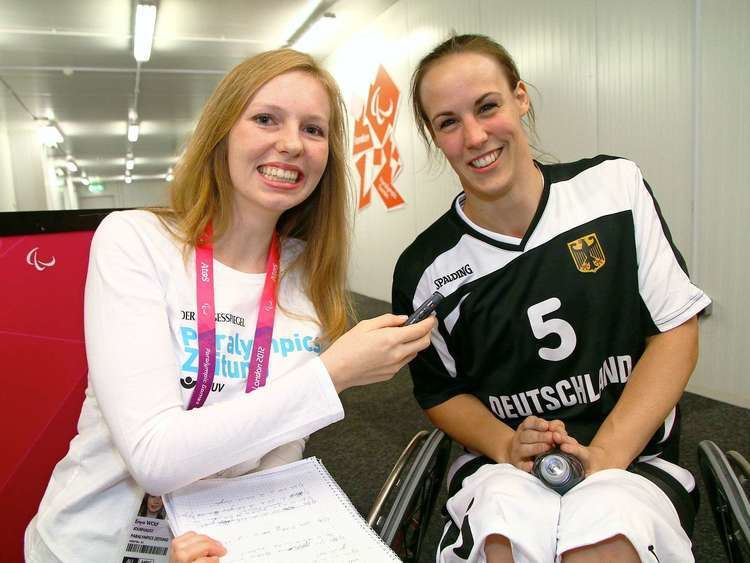 Johanna Welin Paralympics 2012 Nachwuchsreporter bei der Arbeit