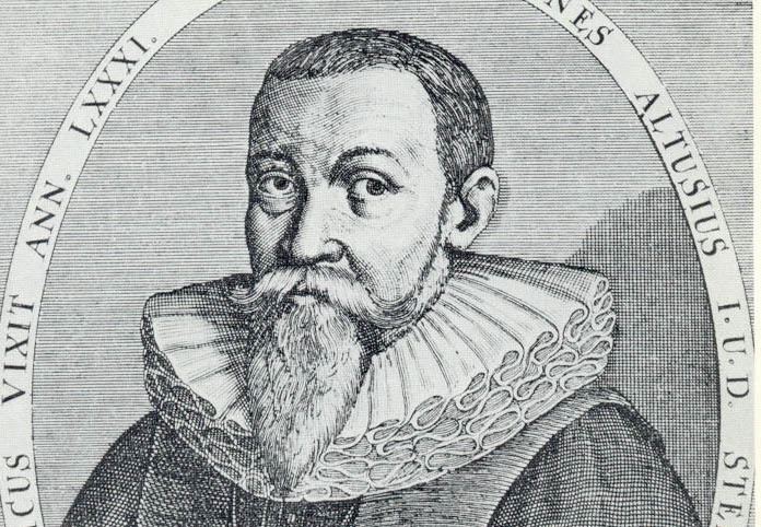 Johannes Althusius The Origins of Politics According to Althusius The Davenant Institute