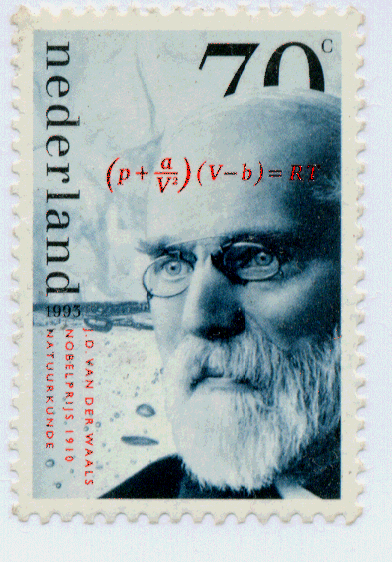 Johannes Diderik van der Waals van der Waals39s Stamp