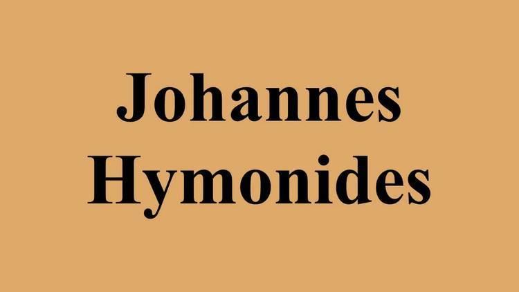 Johannes Hymonides Johannes Hymonides YouTube