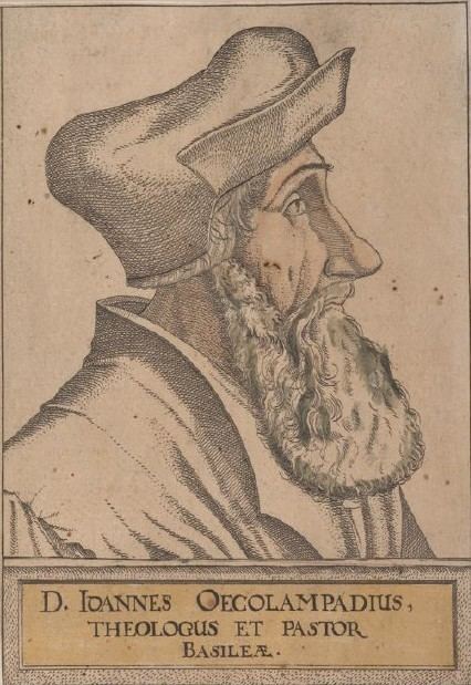 Johannes Oecolampadius Oecolampadius Zwinglius Redivivus