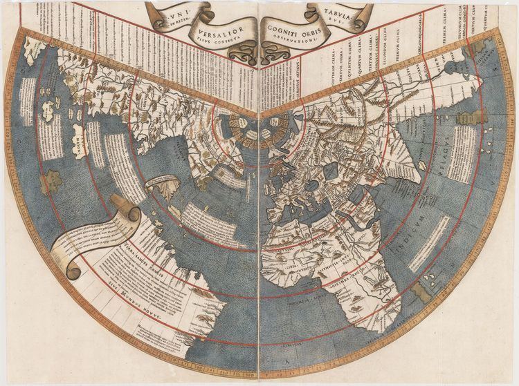 Johannes Ruysch Map of the Known World by Johannes Ruysch 1507 conic projection