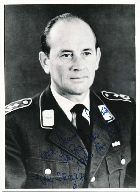 Johannes Wiese Inscribed Photograph Signed Johannes WIESE