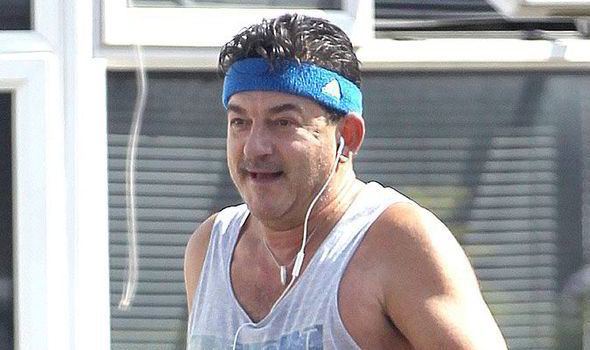 John Altman (actor) EastEnders39 John Altman dons sweatband as he goes for a