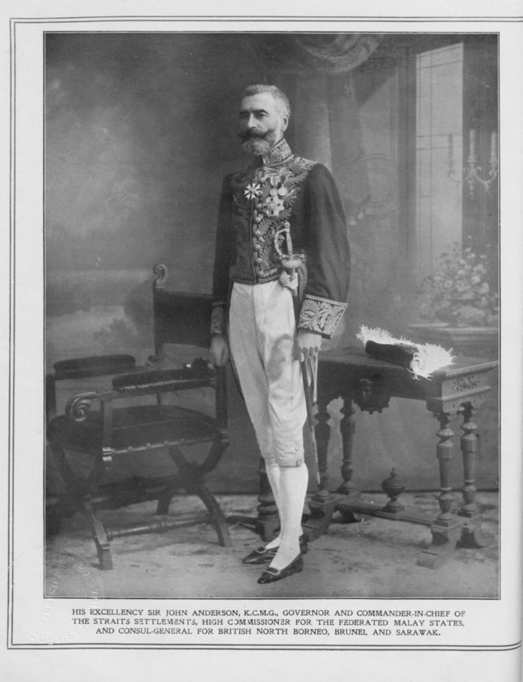 John Anderson executive council of Ceylon
