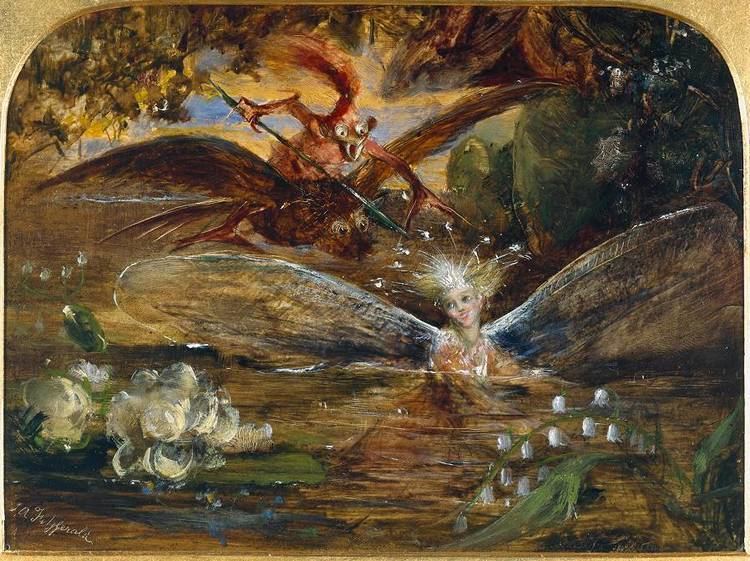 John Anster Fitzgerald The Fairy39s Lakequot by John Anster FitzgeraldTate