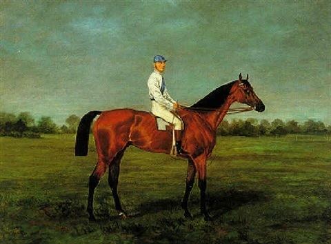 John Arnull Racehorse with jockey by John Arnull on artnet
