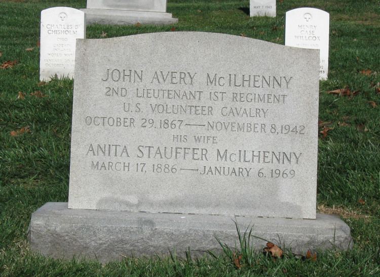 John Avery McIlhenny John Avery McIlhenny 1867 1942 Find A Grave Memorial