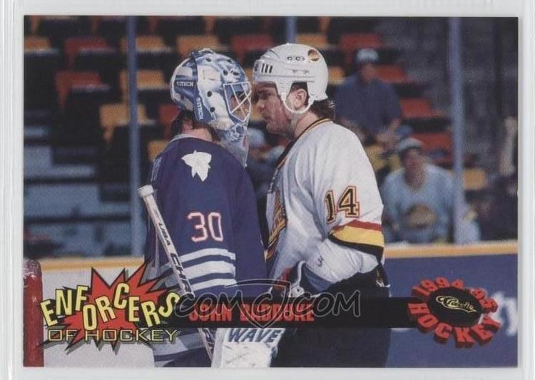 John Badduke 199495 Classic Enforcers of Hockey E4 John Badduke COMC Card