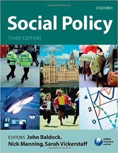 John Baldock Social Policy Kindle edition by John Baldock Nicholas Manning