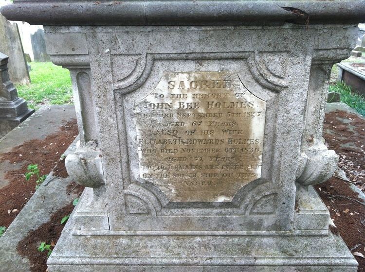 John Bee Holmes John Bee Holmes 1760 1827 Find A Grave Memorial