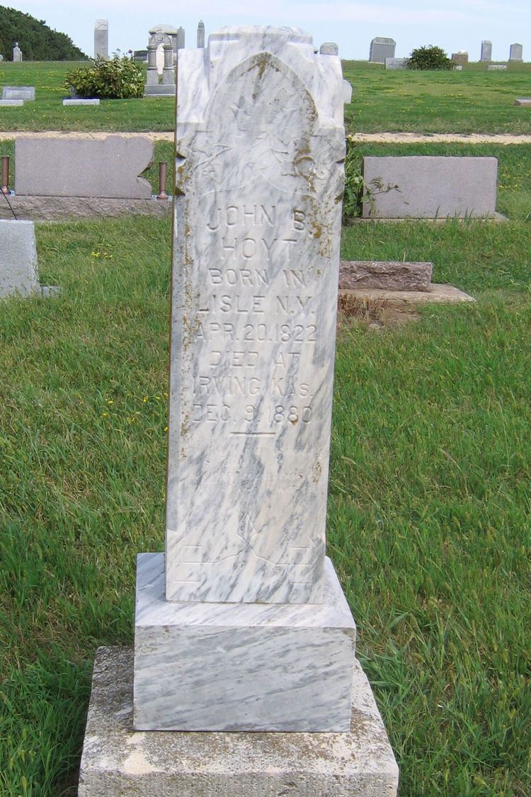 John Benedict Hoyt John Benedict Hoyt Jr 1822 1880 Find A Grave Memorial
