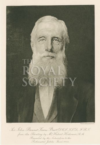 John Bennet Lawes Portrait of John Bennet Lawes Royal Society Picture Library