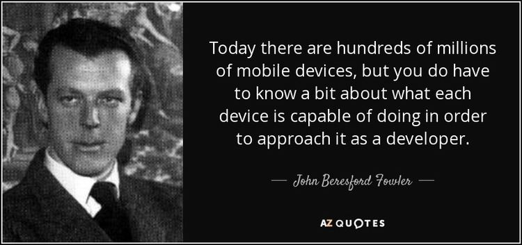 John Beresford Fowler QUOTES BY JOHN BERESFORD FOWLER AZ Quotes