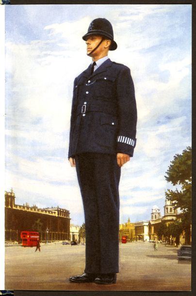 John Berry (illustrator) A Policeman Illustrator John Berry 1962 Vintage Ladybird 100