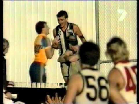 John Bourke (footballer) john bourke collingwood hits umpire his story YouTube