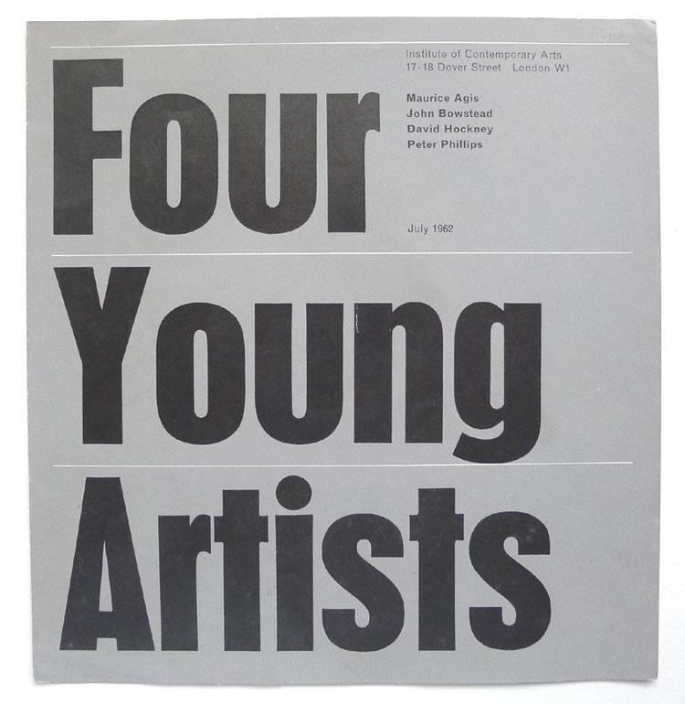 John Bowstead Four Young Artists Maurice Agis John Bowstead David Hockney