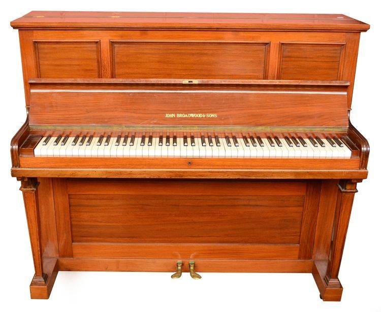 John Broadwood A good early 20th century walnut cased upright piano by John