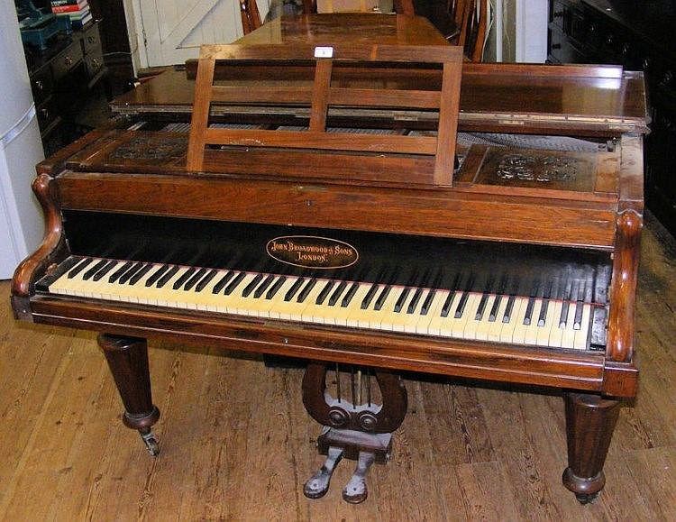 John Broadwood A John Broadwood Sons of London Cottage Grand Piano No8