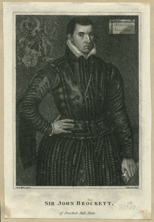 John Brocket (died 1598) Sir John Brocket MP of Brockett Hall c1540 1598 Genealogy