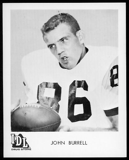John Burrell (American football) wwwfootballcardgallerycom1963IDLSteelers4Jo