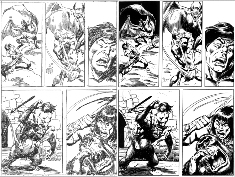 John Buscema Artwork by Bob McLeod