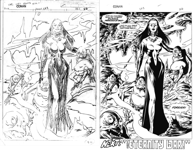 John Buscema Artwork by Bob McLeod