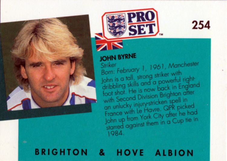 John Byrne (footballer, born 1961) john byrne The Goldstone Wrap