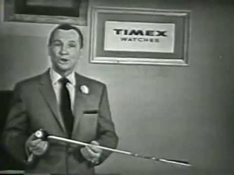 John Cameron Swayze John Cameron Swayze Wears Timex Watches 1959 Classic