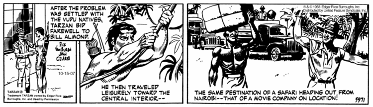 John Celardo Tarzan Daily Strips by John Celardo D20 to D35 Books
