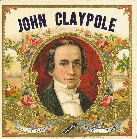 John Claypole Cerebro JOHN CLAYPOLE Original Antique Label Art