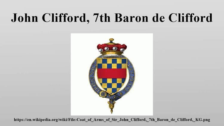 John Clifford, 7th Baron de Clifford John Clifford 7th Baron de Clifford YouTube