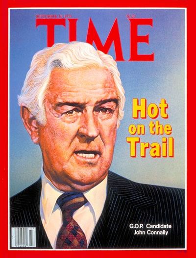 John Connally TIME Magazine Cover John Connally Sep 10 1979 John