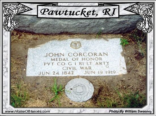 John Corcoran (Medal of Honor) Photo of Grave site of MOH Recipient John Corcoran