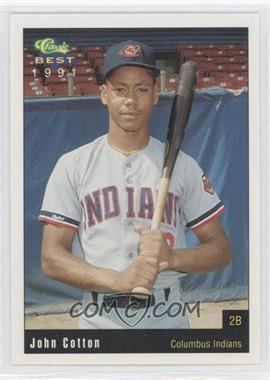 John Cotton (baseball) 1991 Classic Best Columbus Indians Base 23 John Cotton COMC