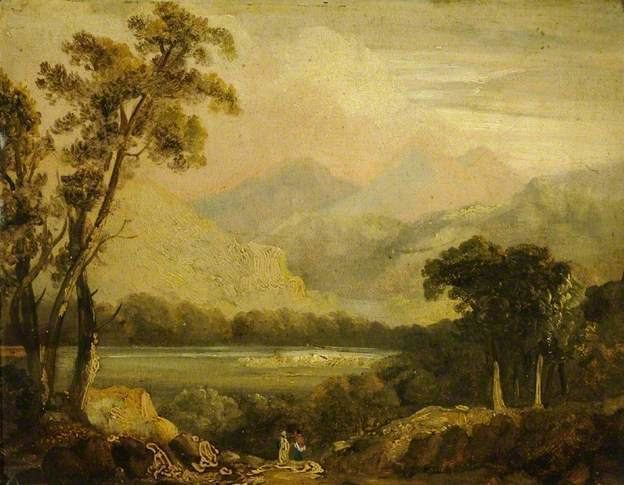 John Crome Landscape with a River John Crome WikiArtorg