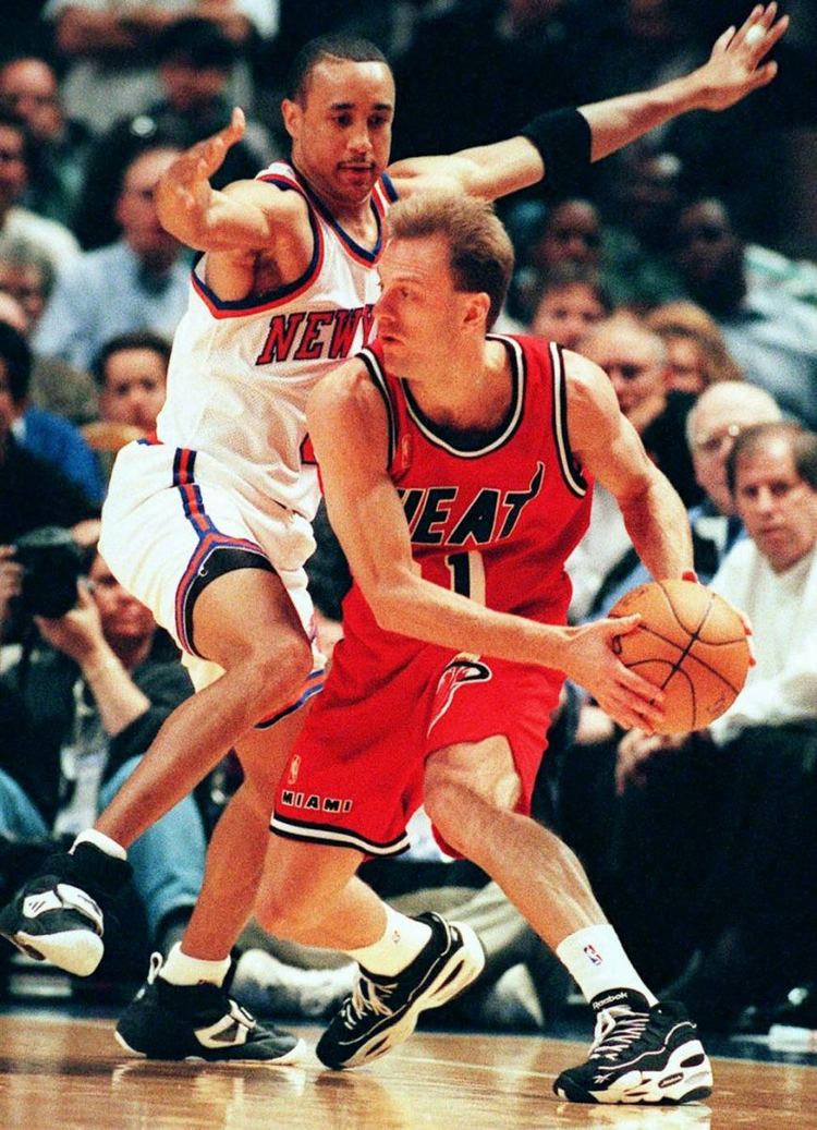 John Crotty John Crotty Miami Heat John Starks New York Knicks Basketball NBA