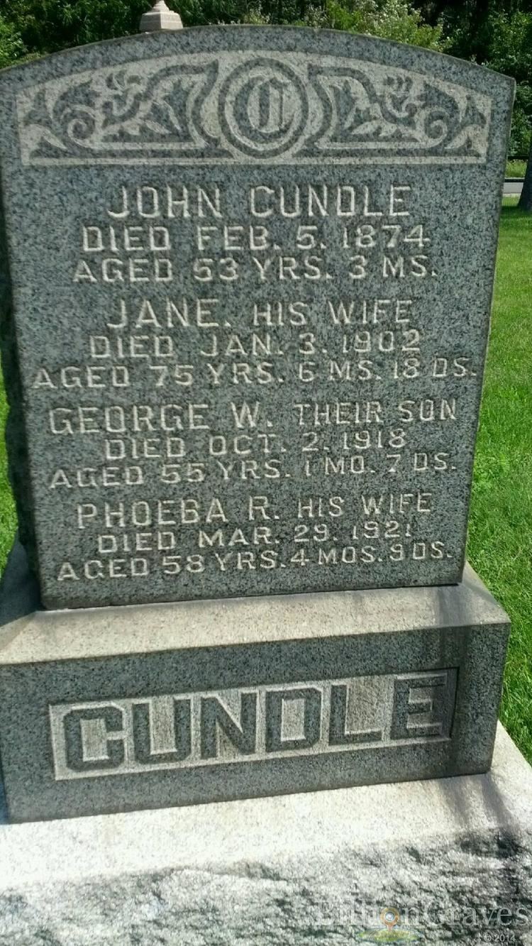 John Cundle Grave Site of John Cundle 1874 BillionGraves