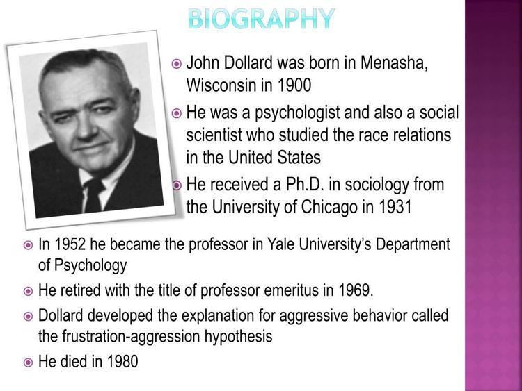 PPT - John Dollard (1900-1980) PowerPoint Presentation, free download -  ID:1078322