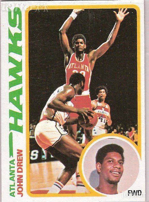 John Drew (basketball) 197879 Topps Basketball 44 John Drew Atlanta HawksBa