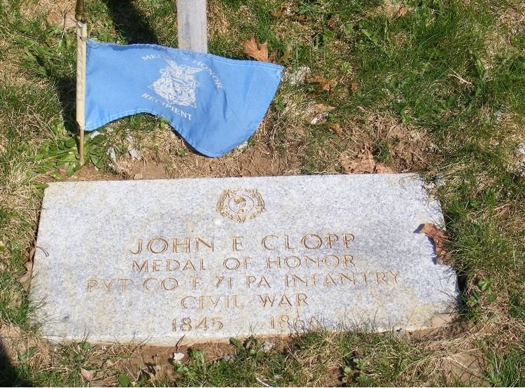 John E. Clopp PVT John E Clopp 1845 1866 Find A Grave Memorial